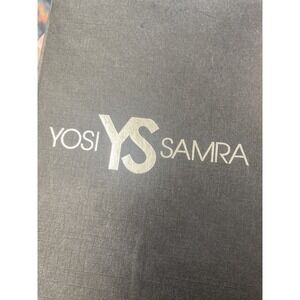 Yosi Samra‎ YS Black/white Samara Foldable Ballet Flats Women 7 With Bag And Box